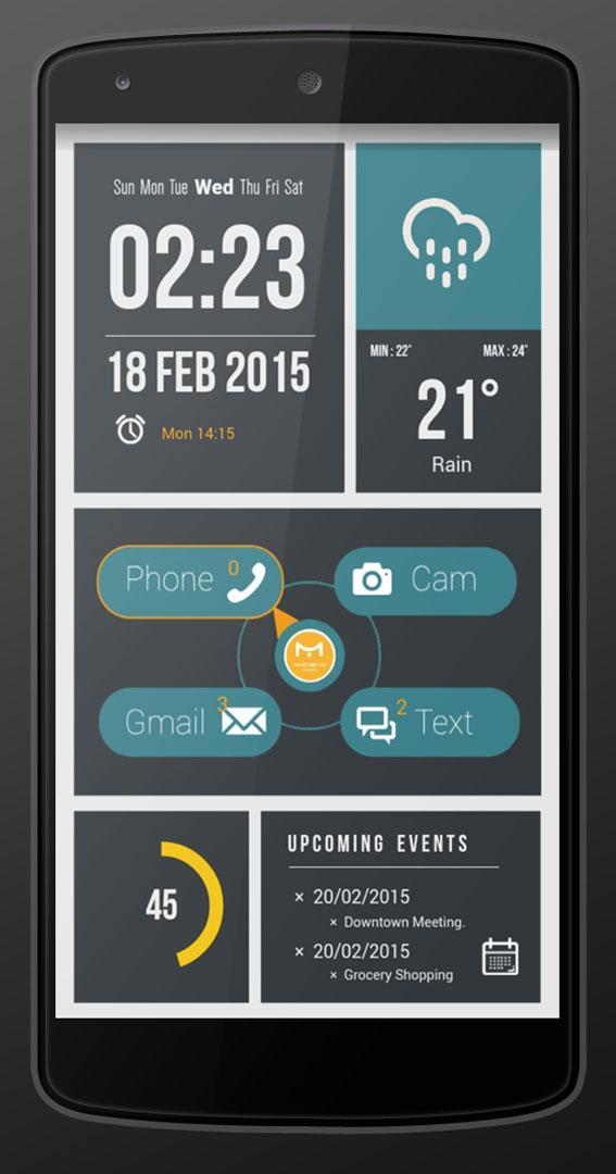 UCCW DarkGray Flat UI Skin
