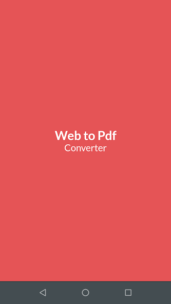 Web to PDF Converter
