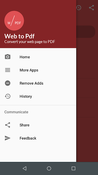Web to PDF Converter