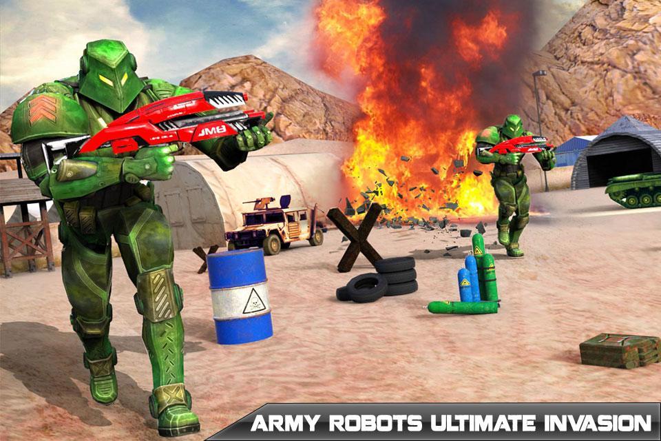 Robot Gangster Crime Simulator: tps shooting games