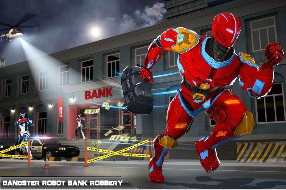 Robot Gangster Crime Simulator: tps shooting games