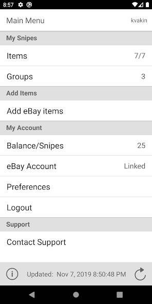 Auction Bid Sniper for eBay