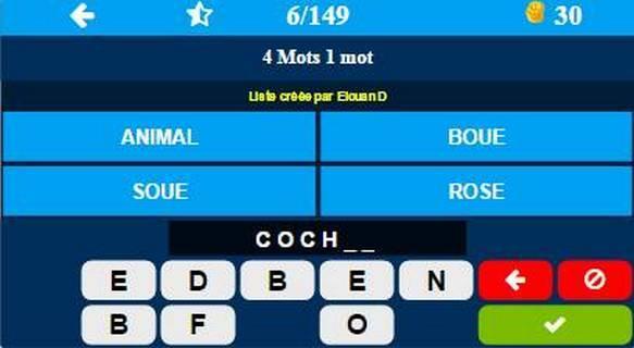 4 words 1 mot (french)
