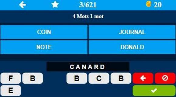 4 words 1 mot (french)