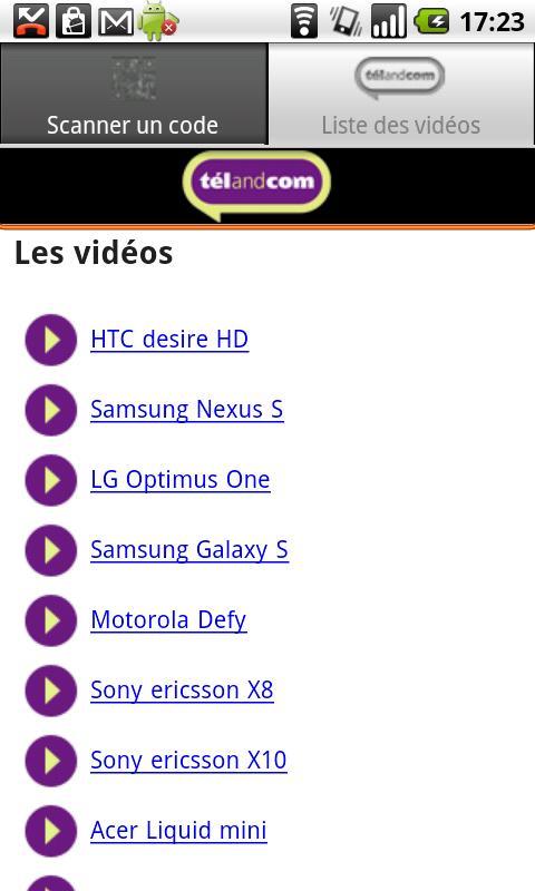 Telandcom - lecteur de code 2D