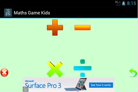 Maths Game Kids Free