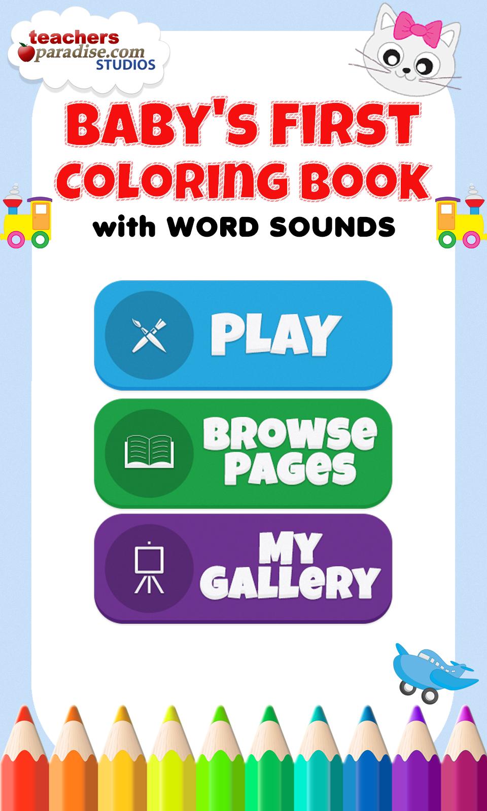 Baby's First Coloring Book