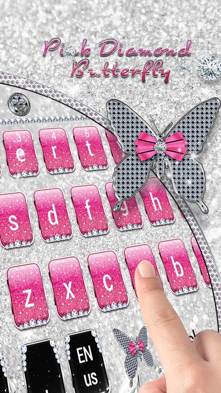 Fancy Pink Diamond Butterfly shining wings skin