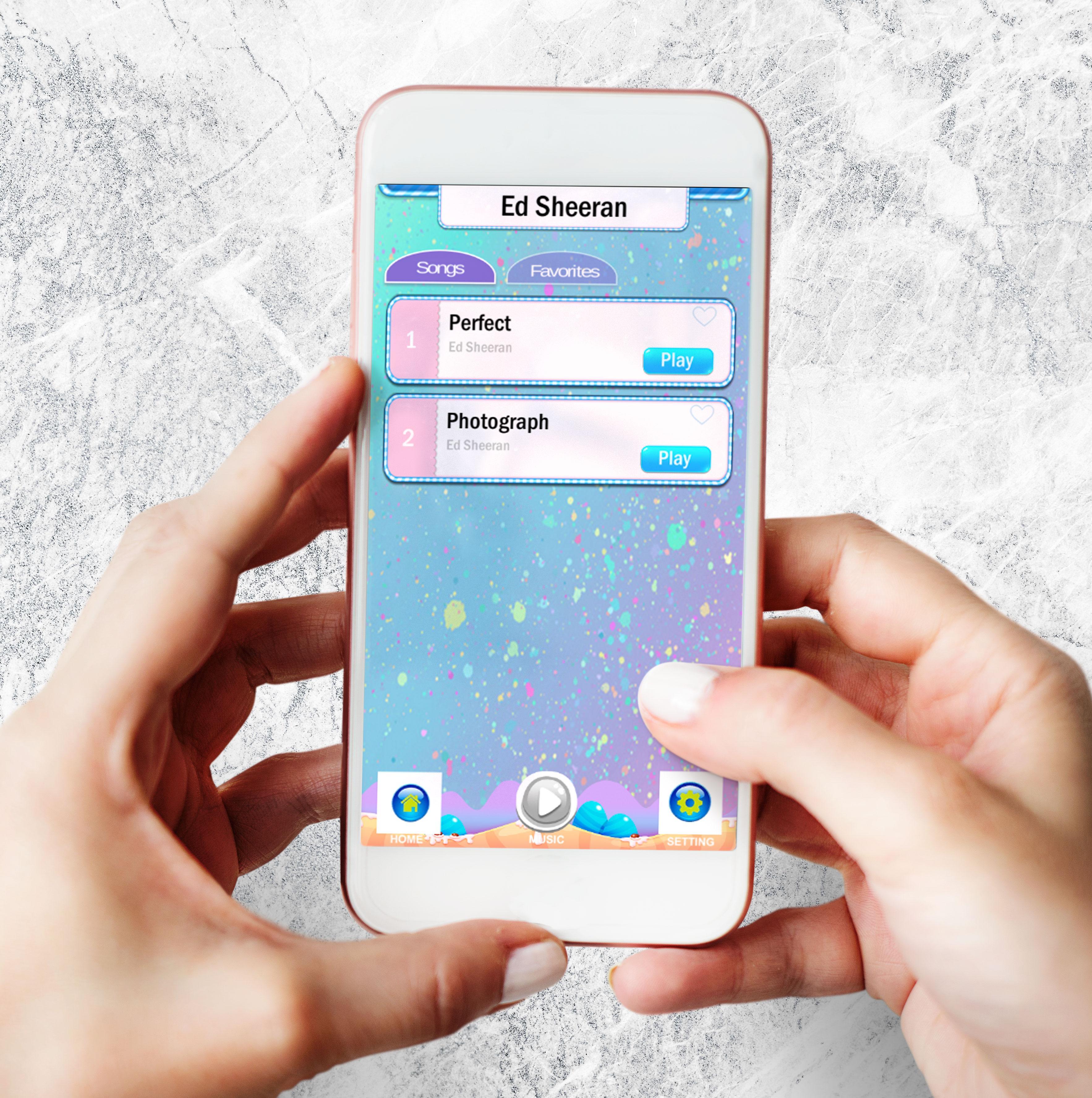 Piano Tiles of Ed Sheeran - Perfect