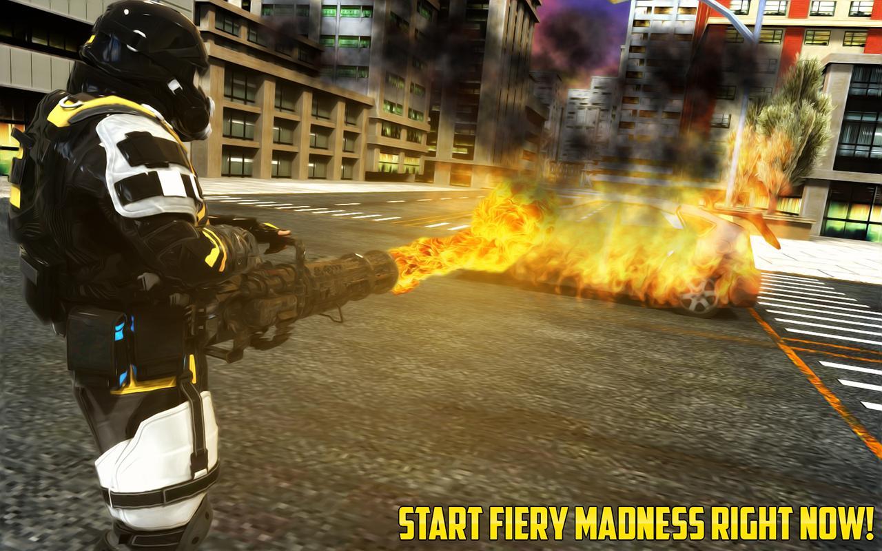 Flame Thrower City Survival Si