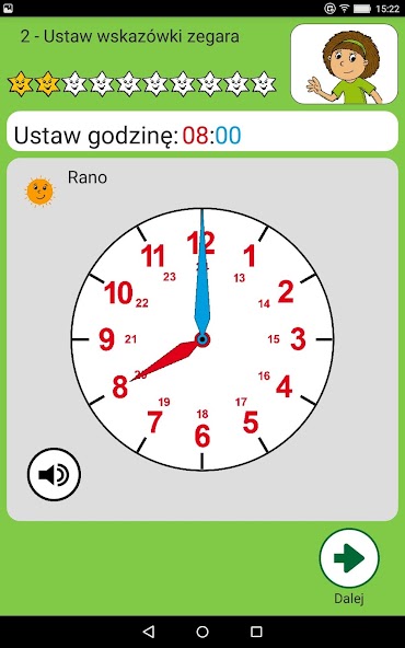 Nauka godzin na zegarze