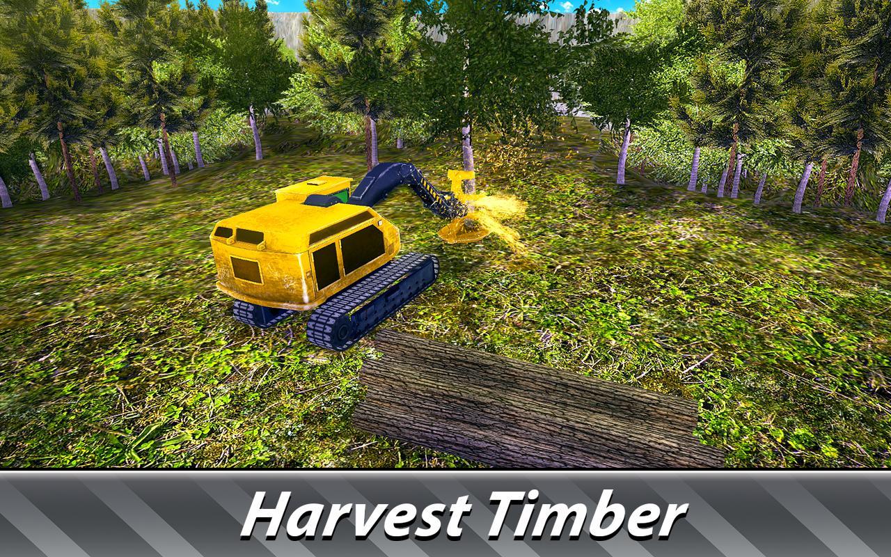 Logging Harvester Truck