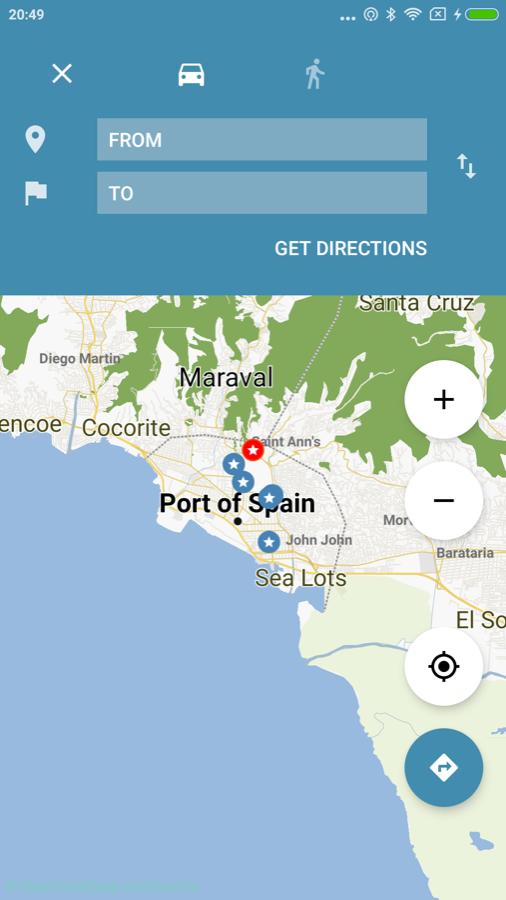 Trinidad and Tobago Map