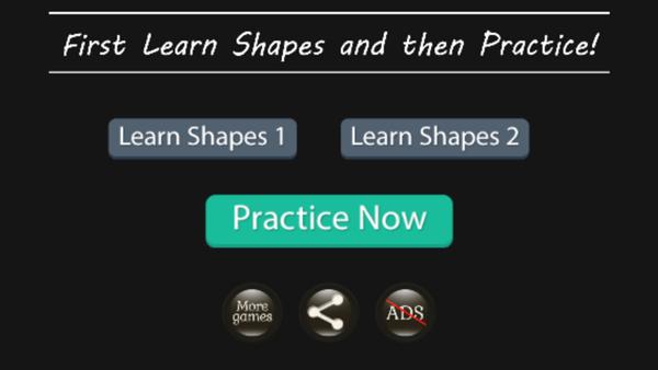 Kids Learn and Practice Shapes