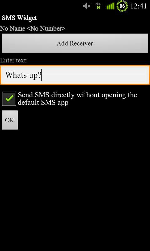 SMS Widget