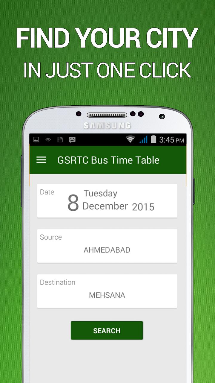 GSRTC Bus Time Table