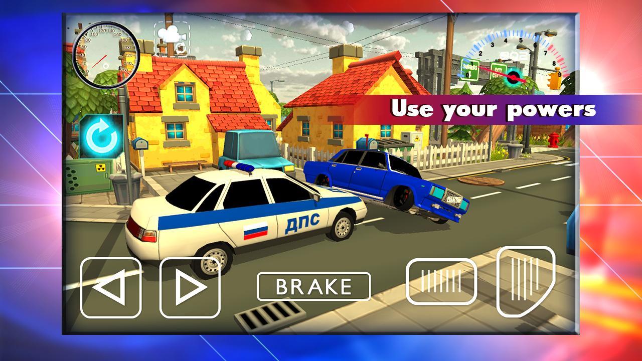 Lada Sedan COP Chase 3D