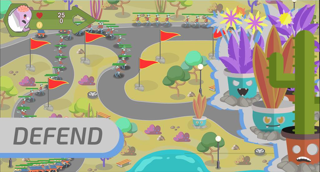 Plants TD - Zombie Invasion