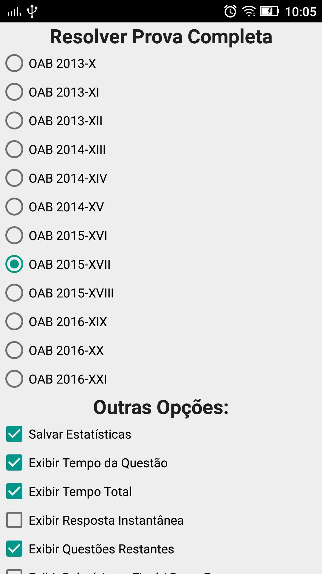 Simulado OAB Free 2017