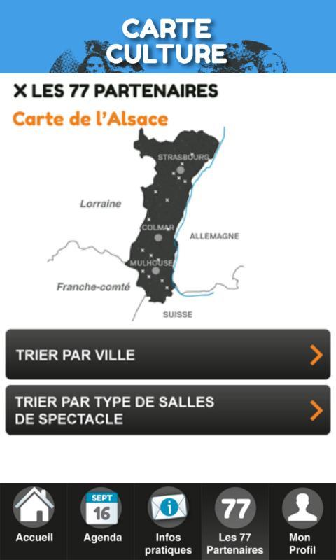 Carte Culture Alsace