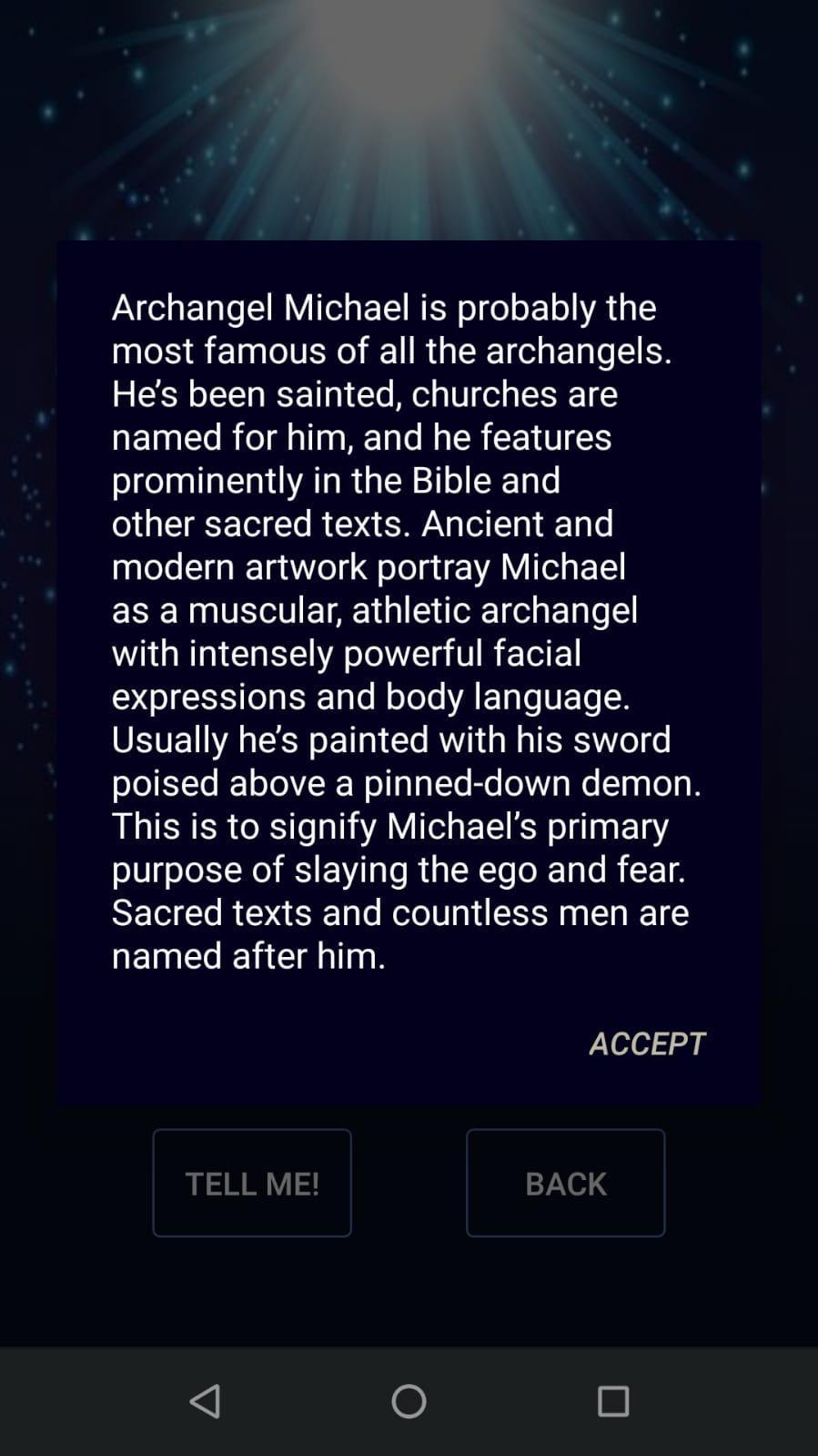 Archangels, cards of Angels