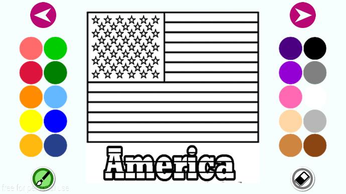 Flag Coloring Pages