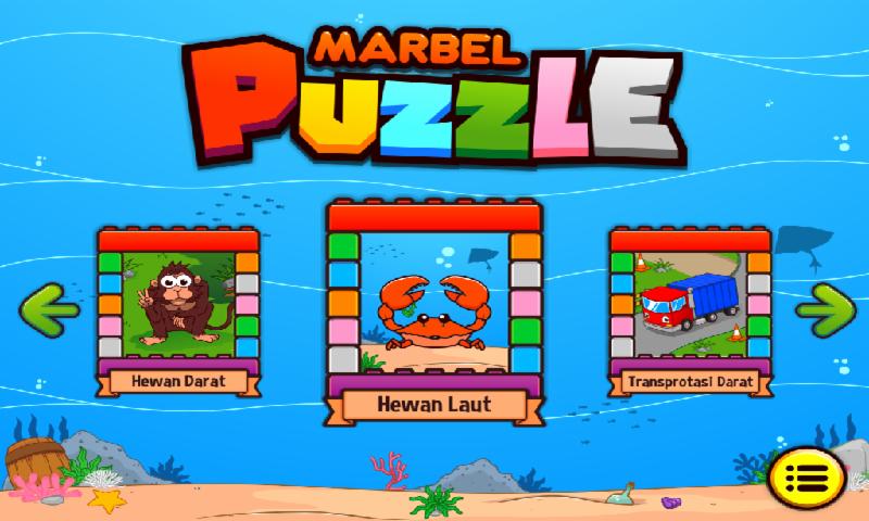 Marbel Puzzle (Animal Series)