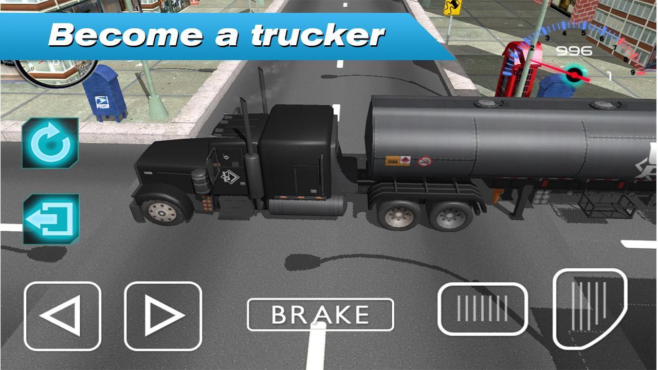 Long Distance Truck Driver 3D