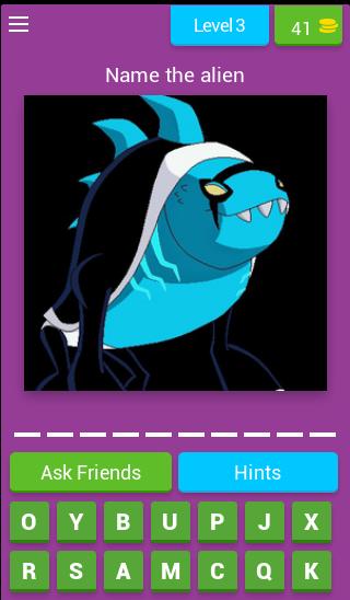 Guess all ben 10 ultimate aliens - alien force