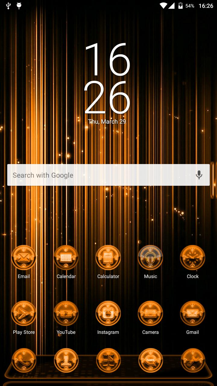 Next Launcher 3D RingsO Theme