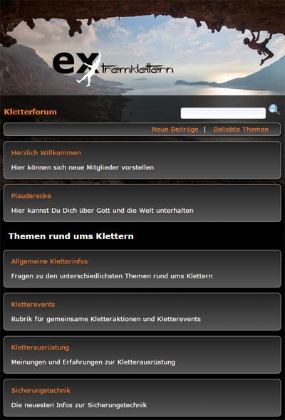 ex - Klettern und Bouldern