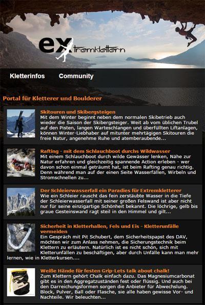 ex - Klettern und Bouldern