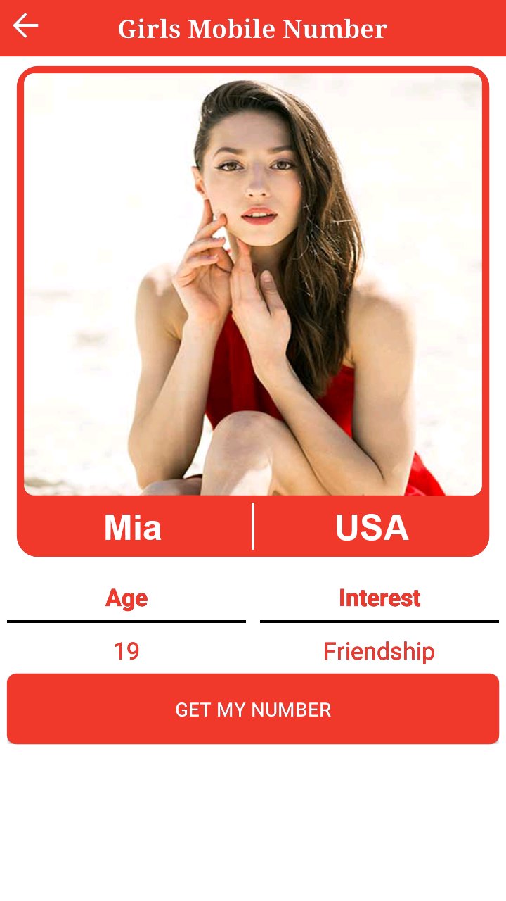 Real Girl Mobile Number Love Chat prank