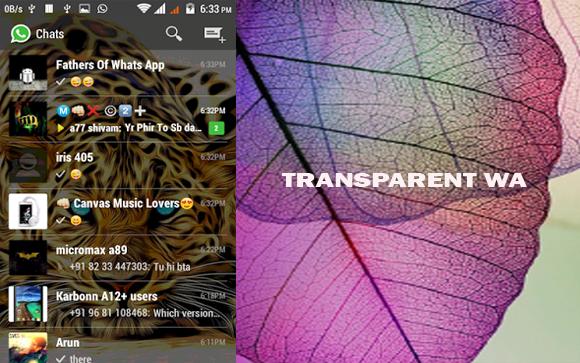 Whats Transparent App 2016