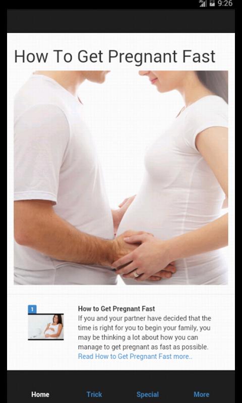 How To Get Pregnant Fast
