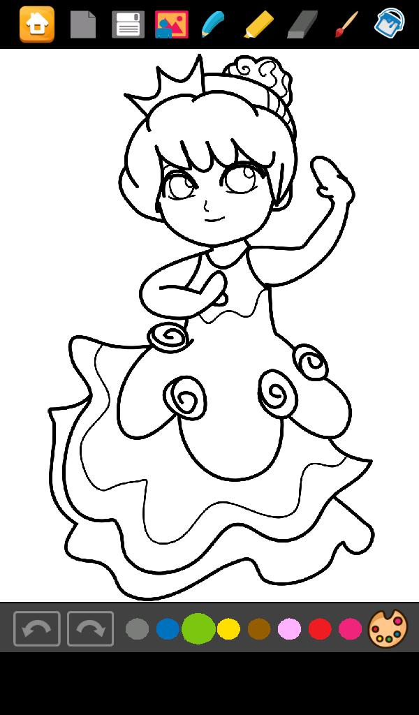 Princesses Coloring Book