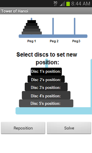 Custom Tower of Hanoi Solver