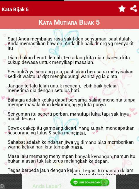 Kata Bijak Kehidupan