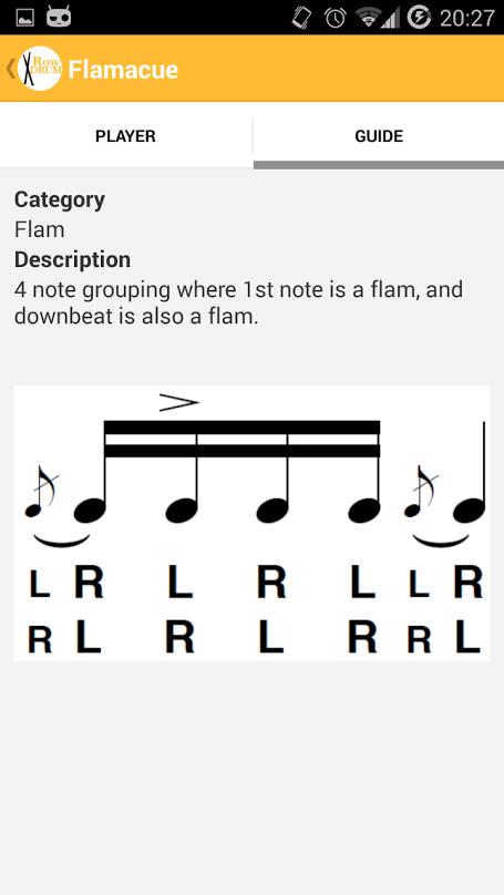 RowDrum - Drum Rudiments
