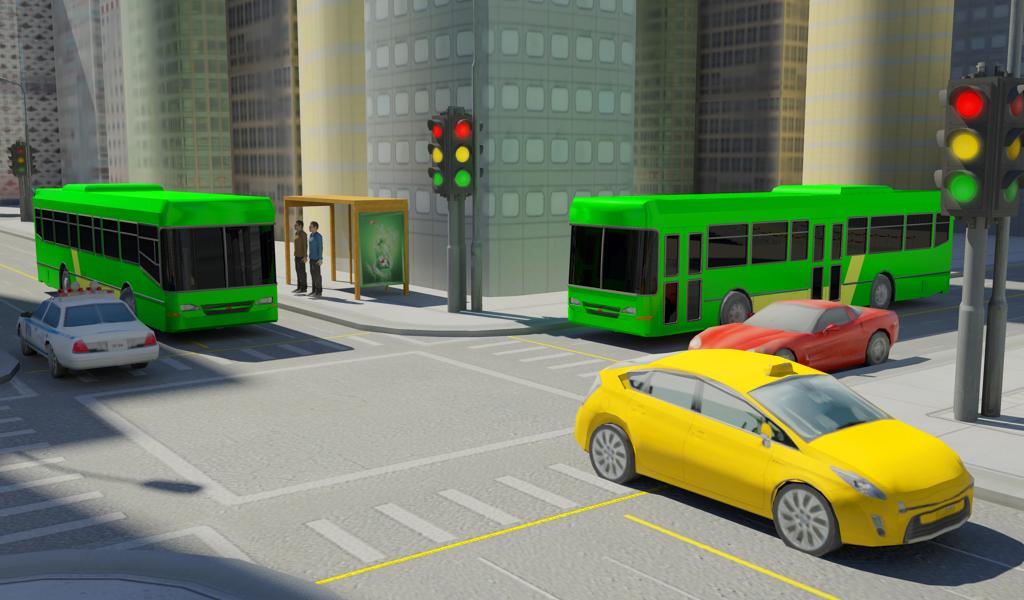 Traffic Bus Drive Simulator 3D