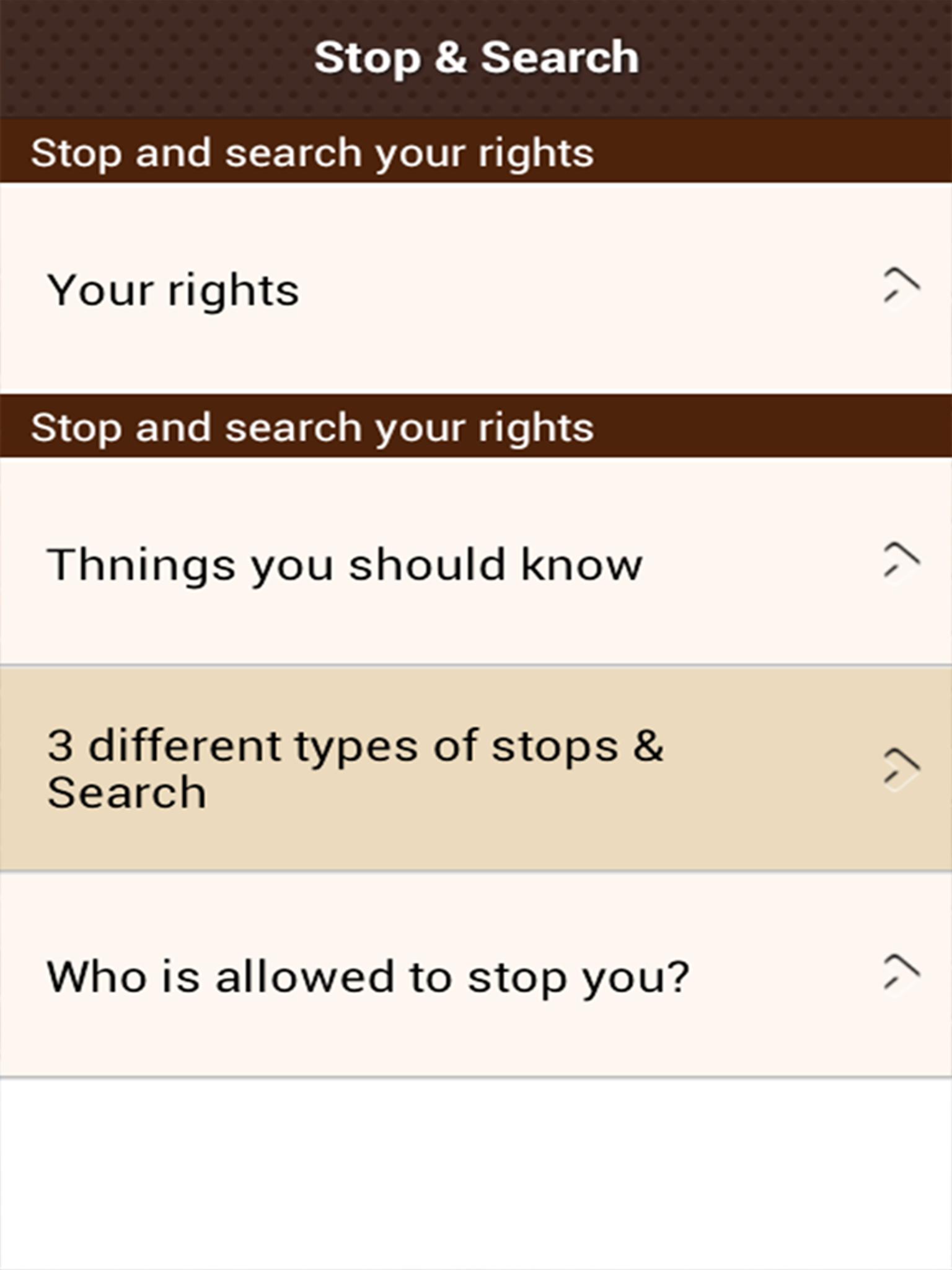 Stop and Search UK
