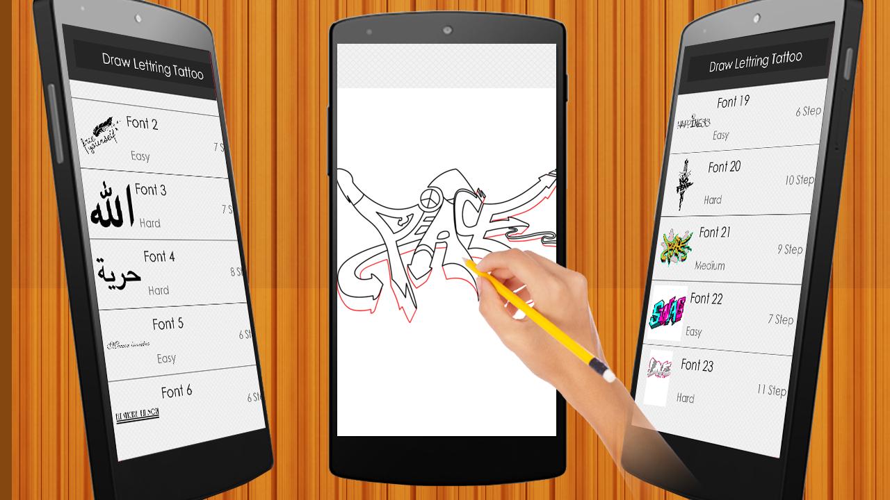 Learn to Draw Lattering Tattoos