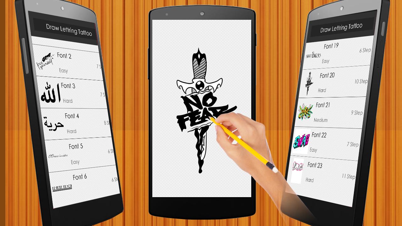 Learn to Draw Lattering Tattoos