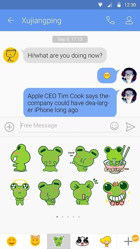 GO SMS PRO SINBAWA STICKER