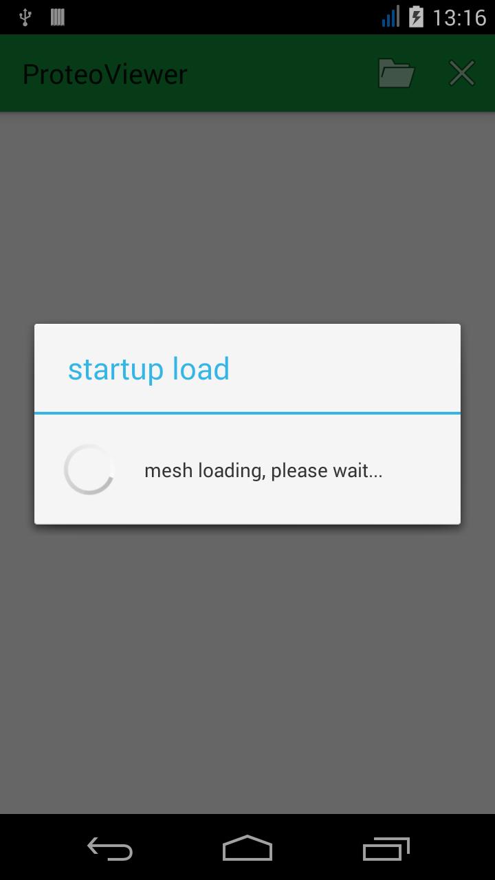 Proteo OBJ mesh Viewer