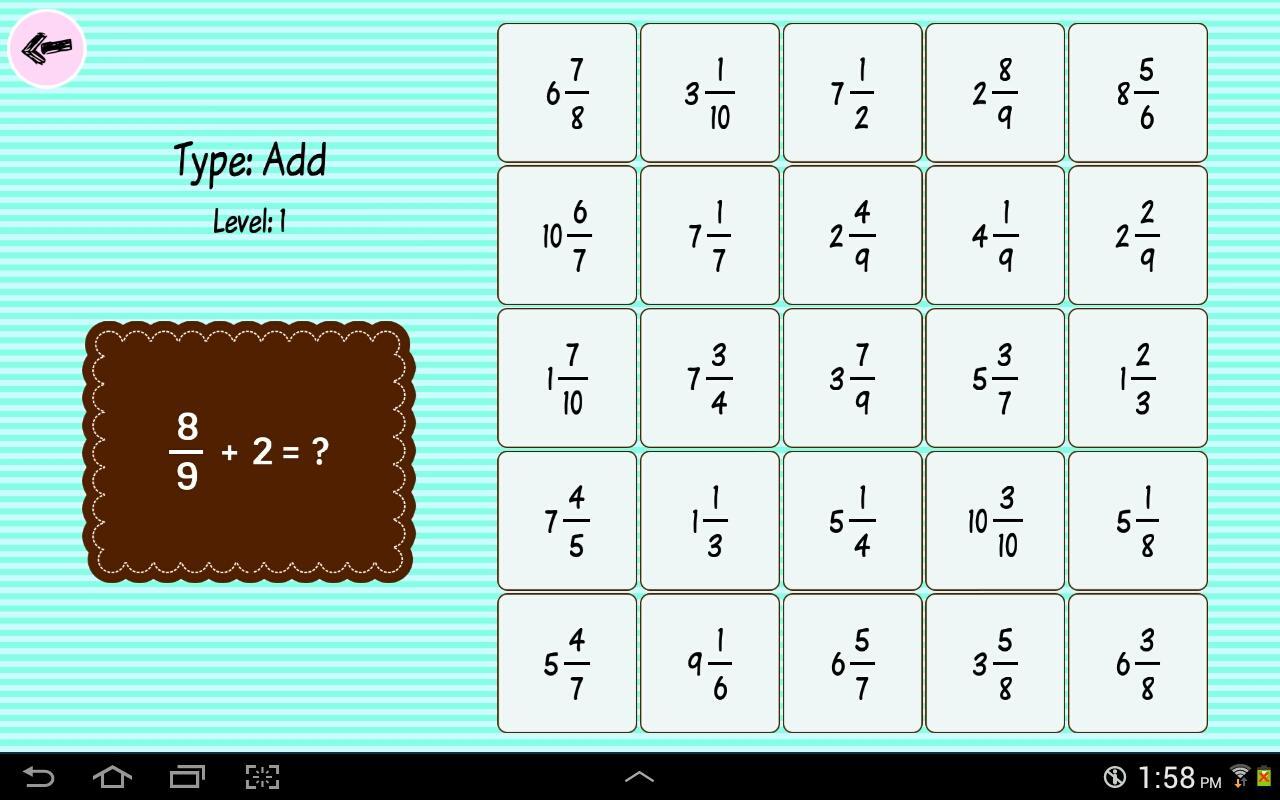 Fraction Bingo (Lite)