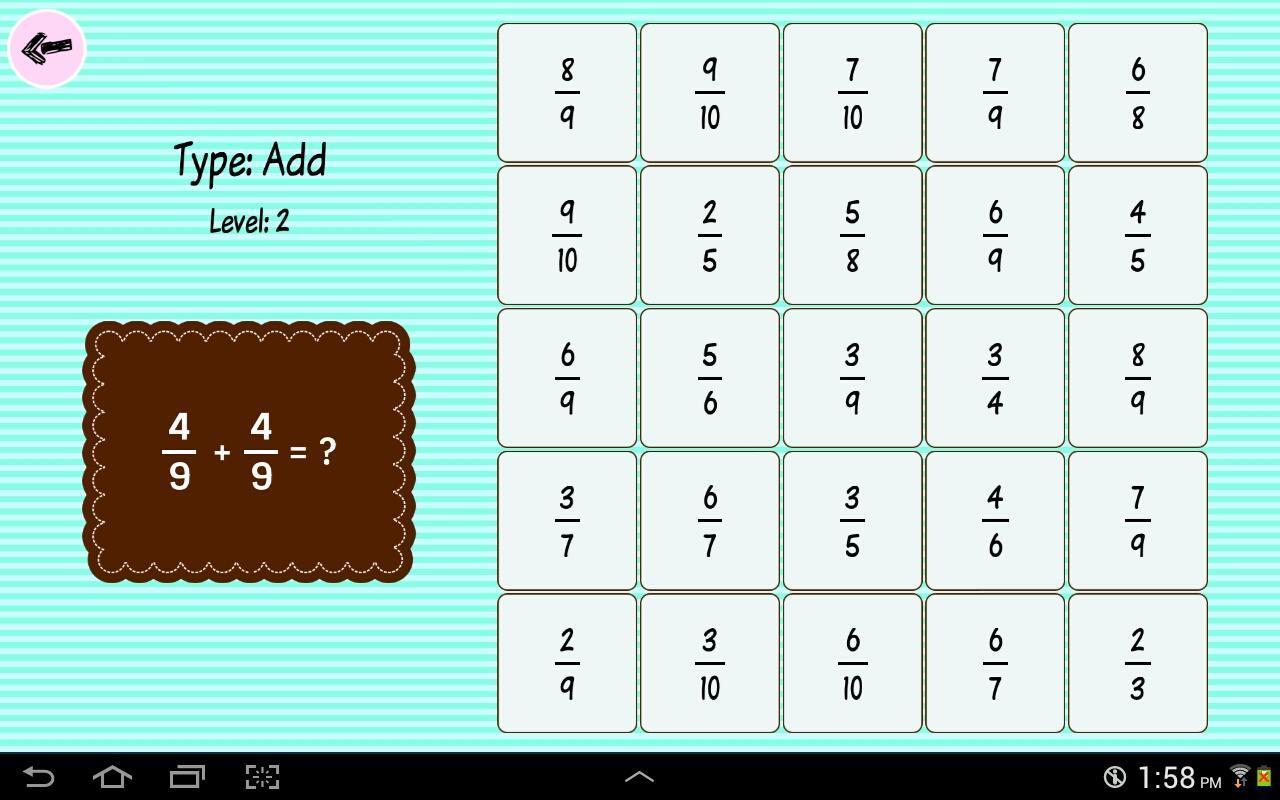 Fraction Bingo (Lite)