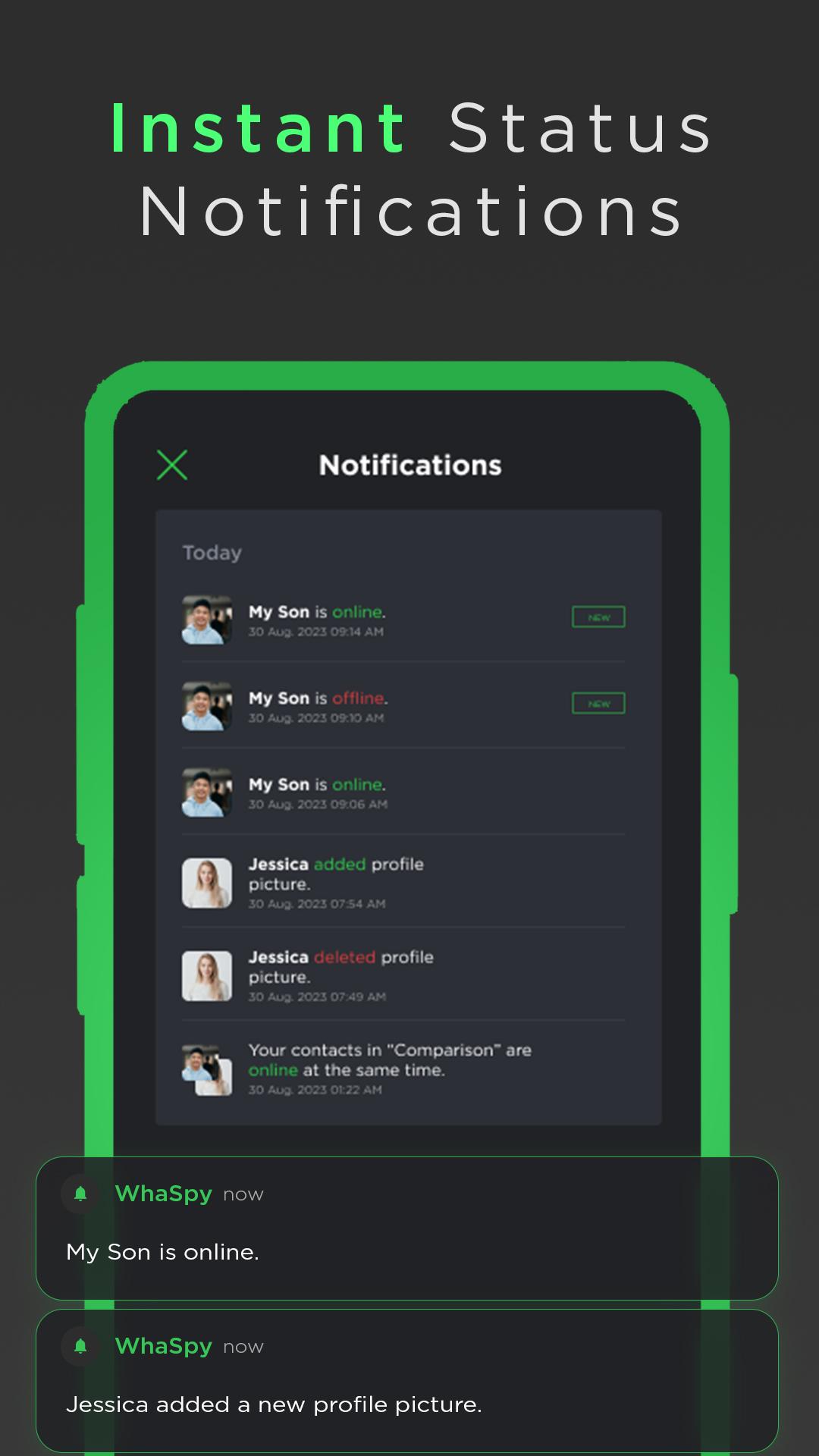 Whaspy - Family Online Tracker