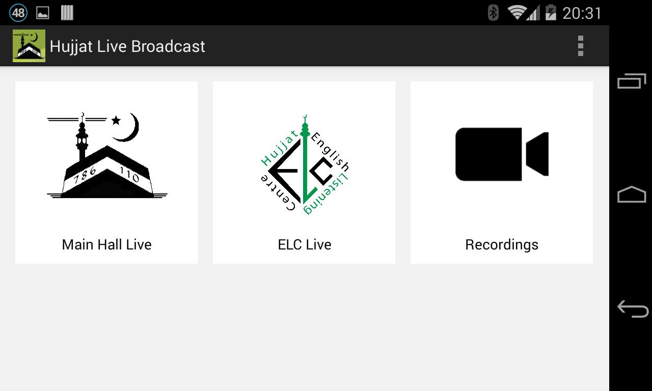 Hujjat Live Broadcast