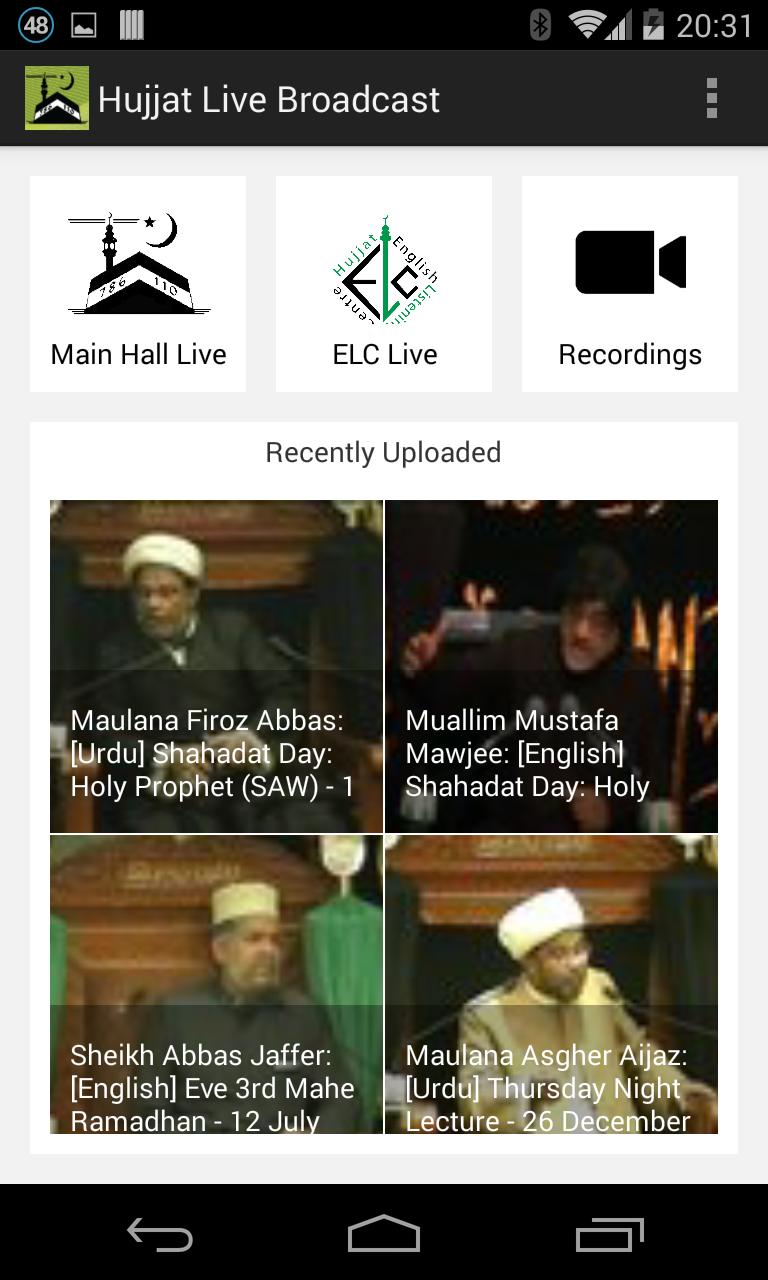 Hujjat Live Broadcast